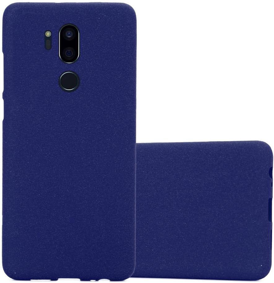 Cadorabo Case Compatible with LG G7 Thinq in Frost Dark Blue - Shockproof and Scratch Resistant TPU Silicone Cover - Ultra Slim Protective Gel Shell Bumper Back Skin  Cadorabo   