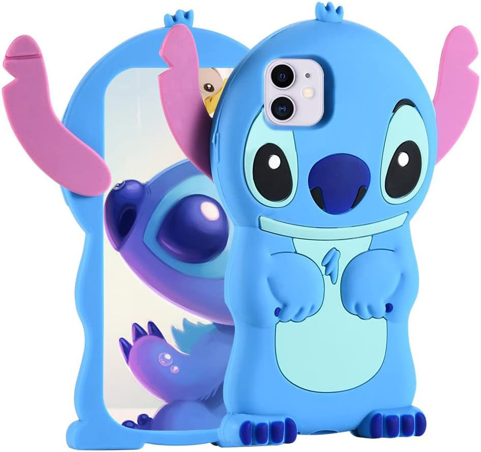 ZCSIBORUI Compatible with Iphone 12 Pro Max Case, 3D Cartoon Silicone Cover, Cute Cartoon Animal Character Cool Shockproof Silicone Protective Shell Skin Case for Iphone 12 Pro Max  ZCSIBORUI Fit Iphone 11  