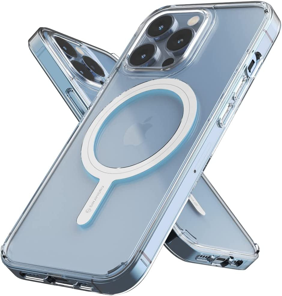 Sinjimoru Shockproof Iphone Case with Magsafe, PC & TPU Clear Phone Case for Iphone Case for Magsafe. M-Airclo for Iphone 14 Pro  Sinjimoru Co.Ltd iPhone 13 Pro  