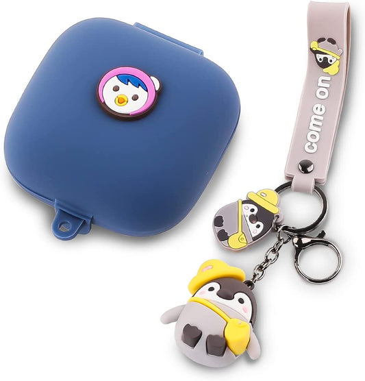 Fit Designed for Powerbeats Pro Earphone, Suublg Beats Powerbeats Pro Cartoon Silicone Headphones Case Cover and Cute Doll Keychain Full Body Anti-Lost Lanyard Protection  Suublg   