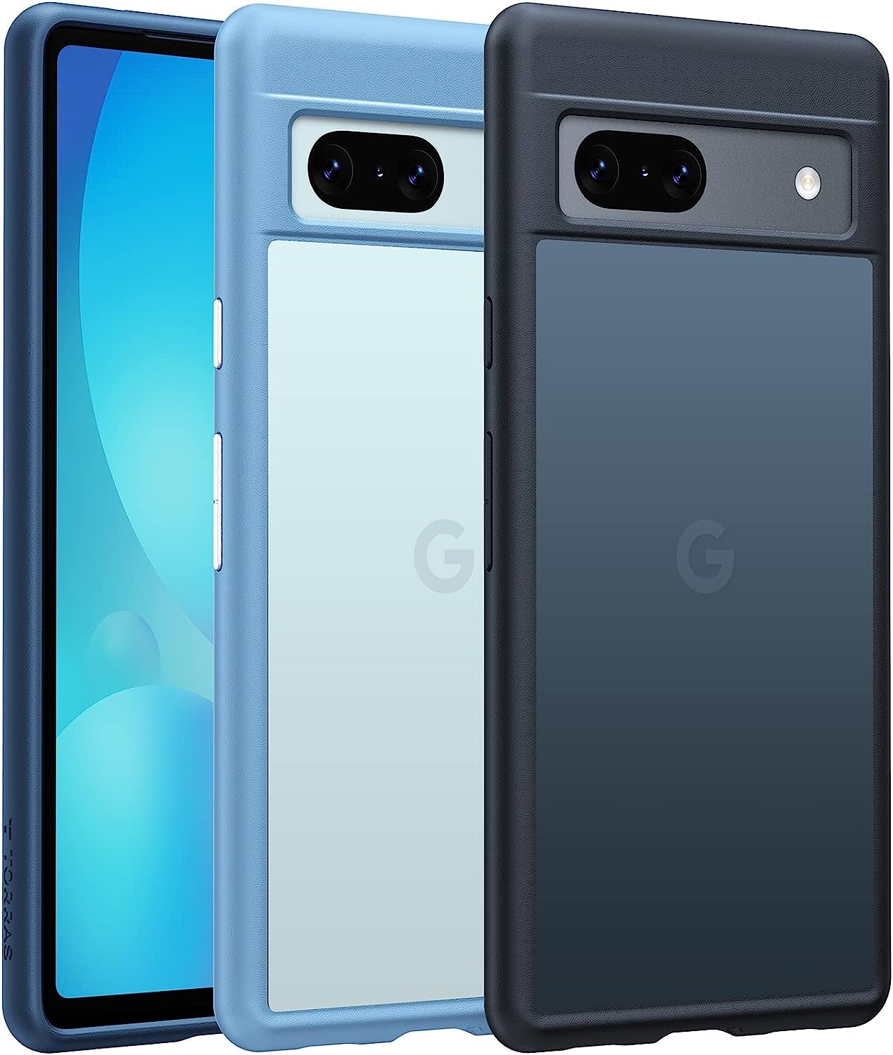 TORRAS Magnetic Guardian for Google Pixel 8 Pro Case with Magsafe [Military Grade Drop Tested] Protective Translucent Case for Google Pixel 8 Pro Phone Case Slim, 2023, Black  TORRAS Black Pixel 7A (6.2'') 