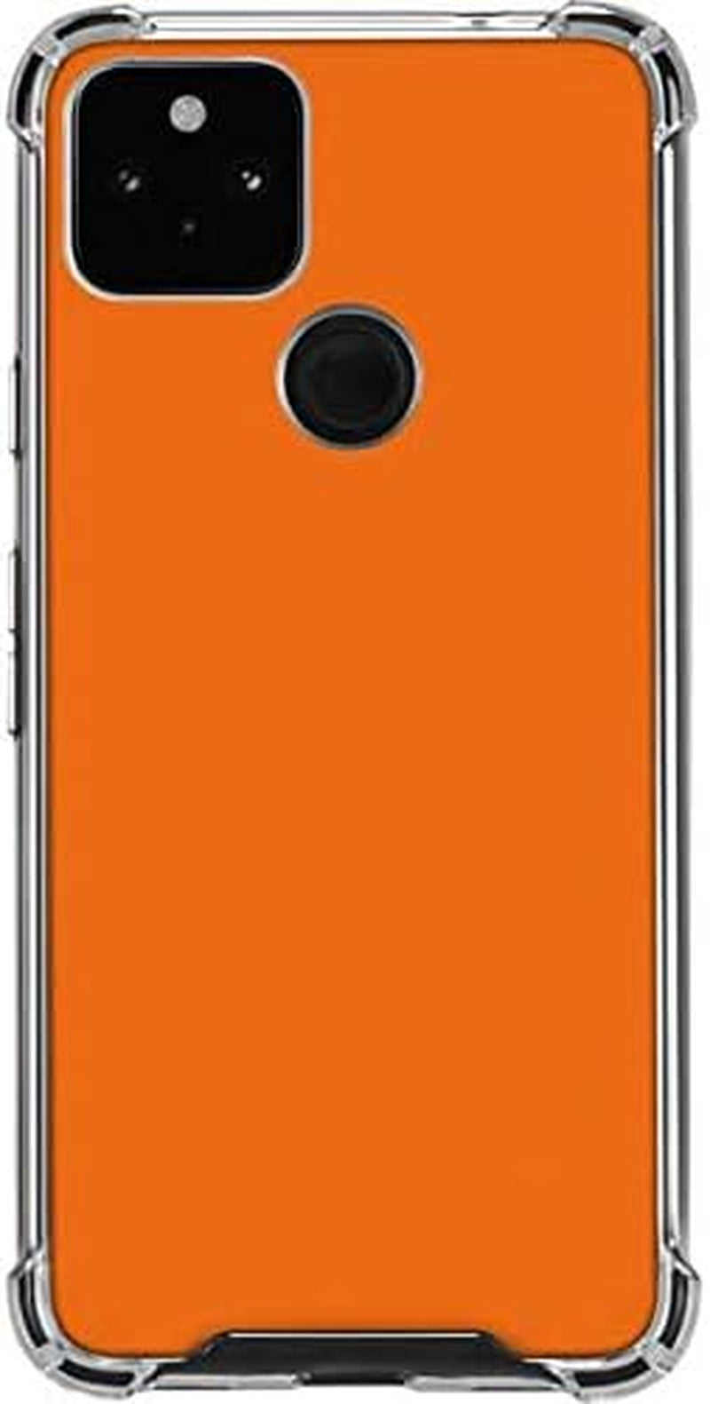 Skinit Clear Phone Case Compatible with Google Pixel 4A 5G Originally Designed Orange Design  Skinit   