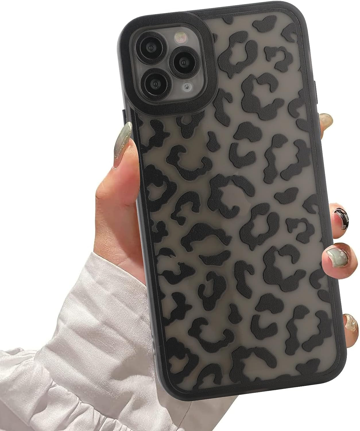 ZIYE Iphone 13 Pro Leopard Clear Case with Camera Protection, Silicone TPU Cheetah Design Cover 6.1 Inch  ZIYE Iphone 11 Pro Max  