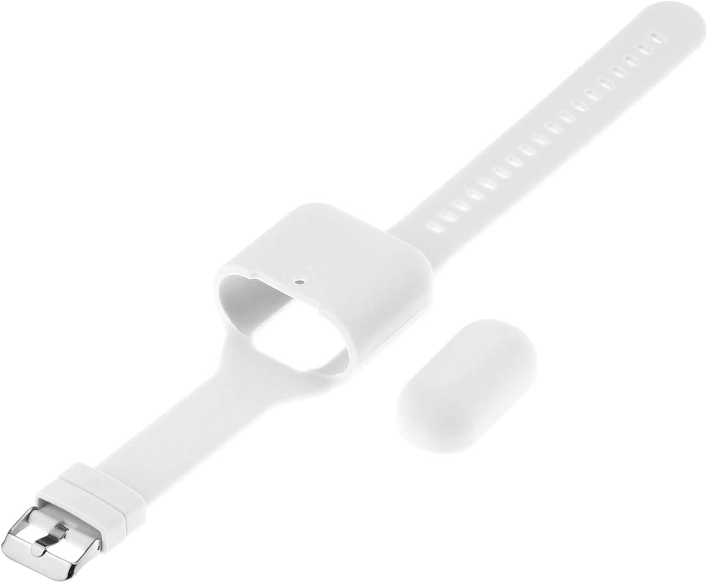 Newest 2021 Wrist Band for Airpods/Airpods 2 Case Accessories Sport Strap Cover Compatible with Apple Airpods 1St and 2Nd Wireless Charging Case Portable Full Protective Silicone Skin (White)  BabyValley   