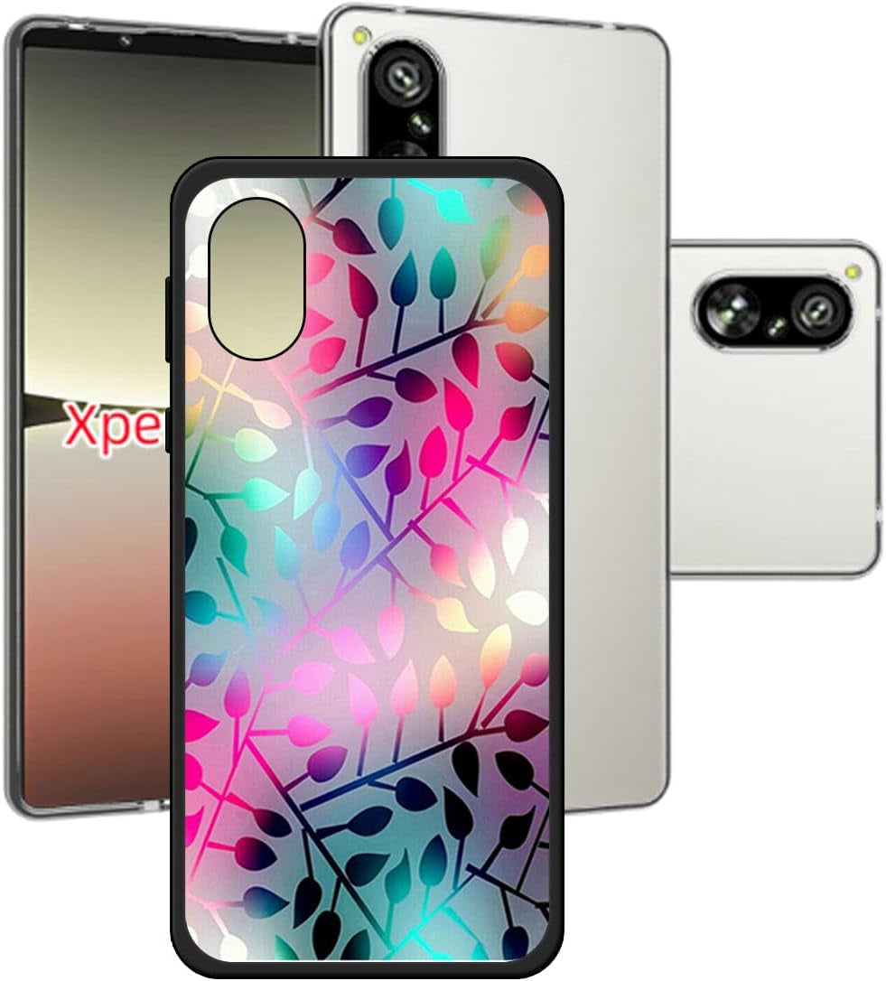 LCEHTOGYE Case for Sony Xperia 5 V, Slim Shock-Absorption Anti-Scratch Black Soft TPU Bumper Protective Phone Case Cover for Sony Xperia 5 V (6,1") - KE21  LCEHTOGYE Ke5  