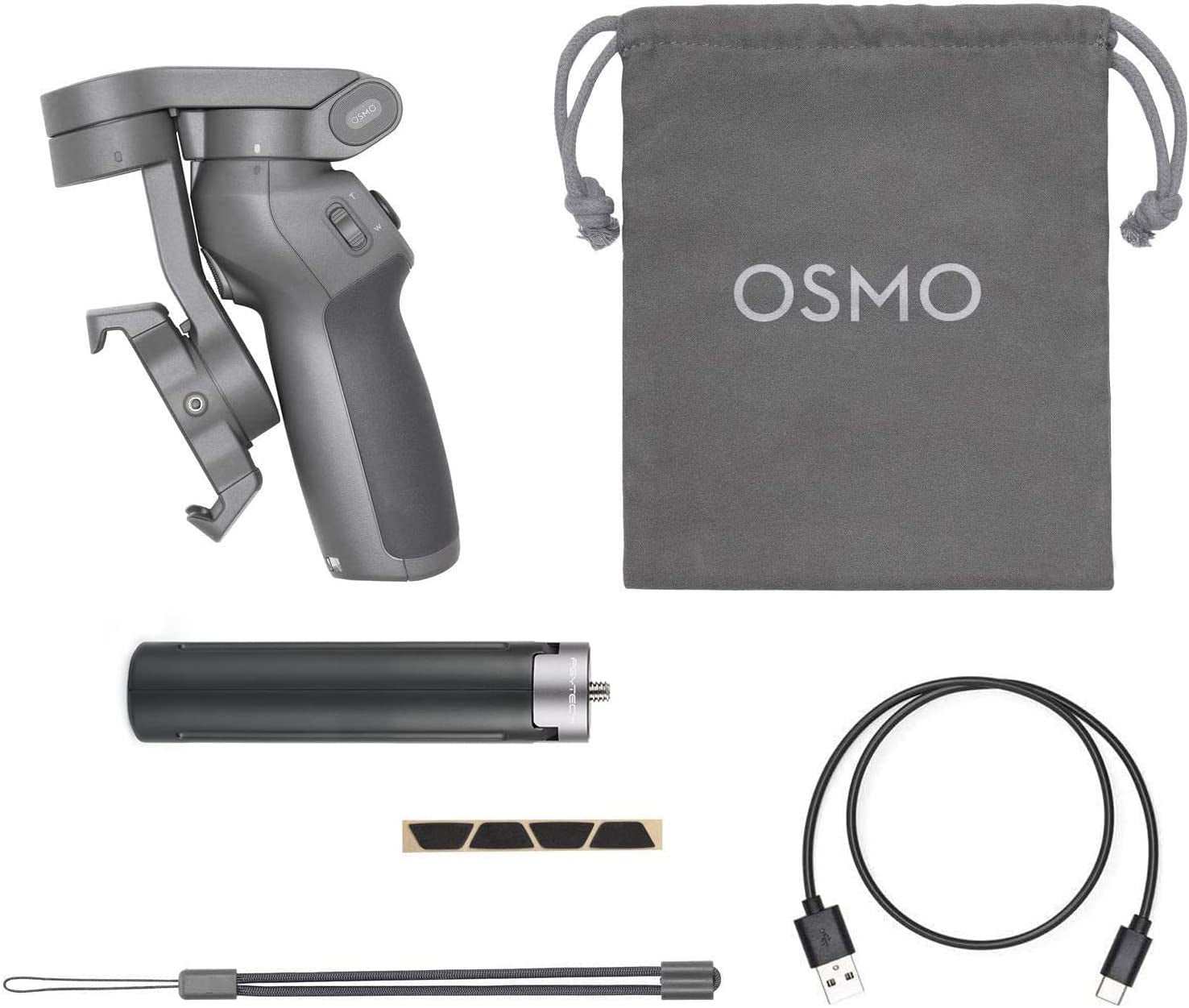 Original OSMO Mobile 3 Handheld Smartphone Gimbal Stabilizer with Pgytech Mini Tripod Com  YueLi   