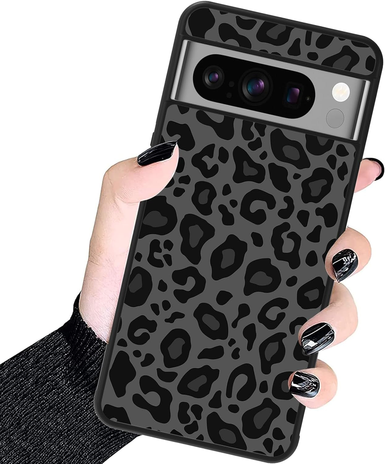 KANGHAR Case Compatible with Galaxy S22,Black Leopard Design,Tire Texture Non-Slip +Shockproof Rugged TPU Protective Case for Samsung Galaxy S22 6.1 Inch (2021) Leopard Pattern  KANGHAR Samsung Galaxy S23 Fe  