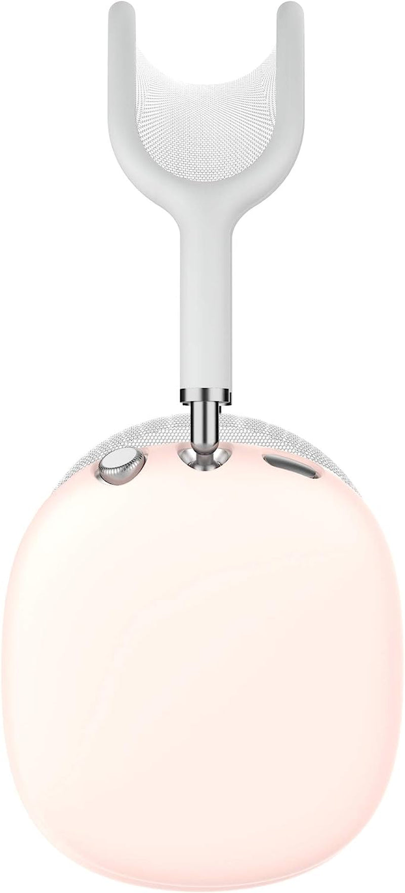 Headphones Protective Case Compatible with Airpods Max Headphones ,Soft Silicone Earbuds Cover Cases for Airpods Max Headphones Accessories (Gray)  Chofit Pink  