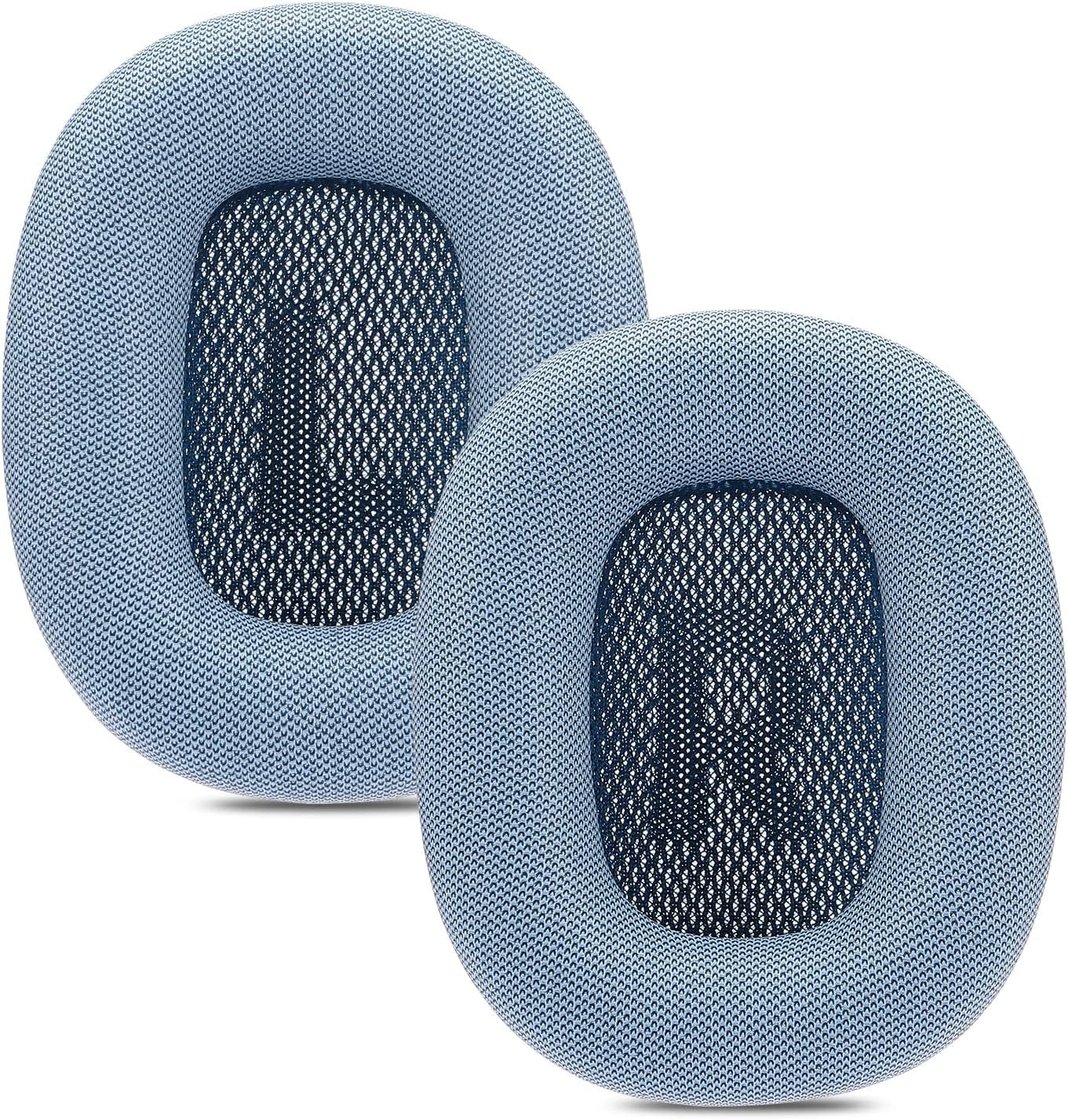 Damex Replacement Earpads for Apple Airpods Max Headphone, Protein Leather Ear Cushion (Gray)  amdjhiu n blue  