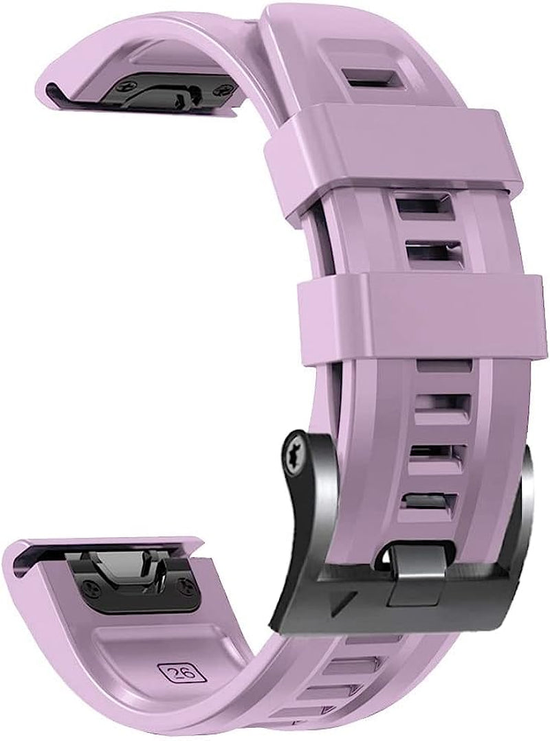 BEFIA 22 26Mm Quick Release Silicone Straps Band for Garmin Fenix 7 7X 6 6X Pro 5 5X plus 3 3HR Official Screw Buckle Smart Wristbands  BEFIA H 22mm Fenix 6 6Pro 