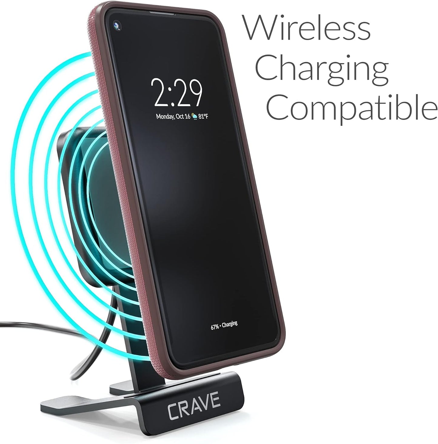 Crave Pixel 5 Case, Dual Guard Protection Series Case for Google Pixel 5 - Berry  Crave   