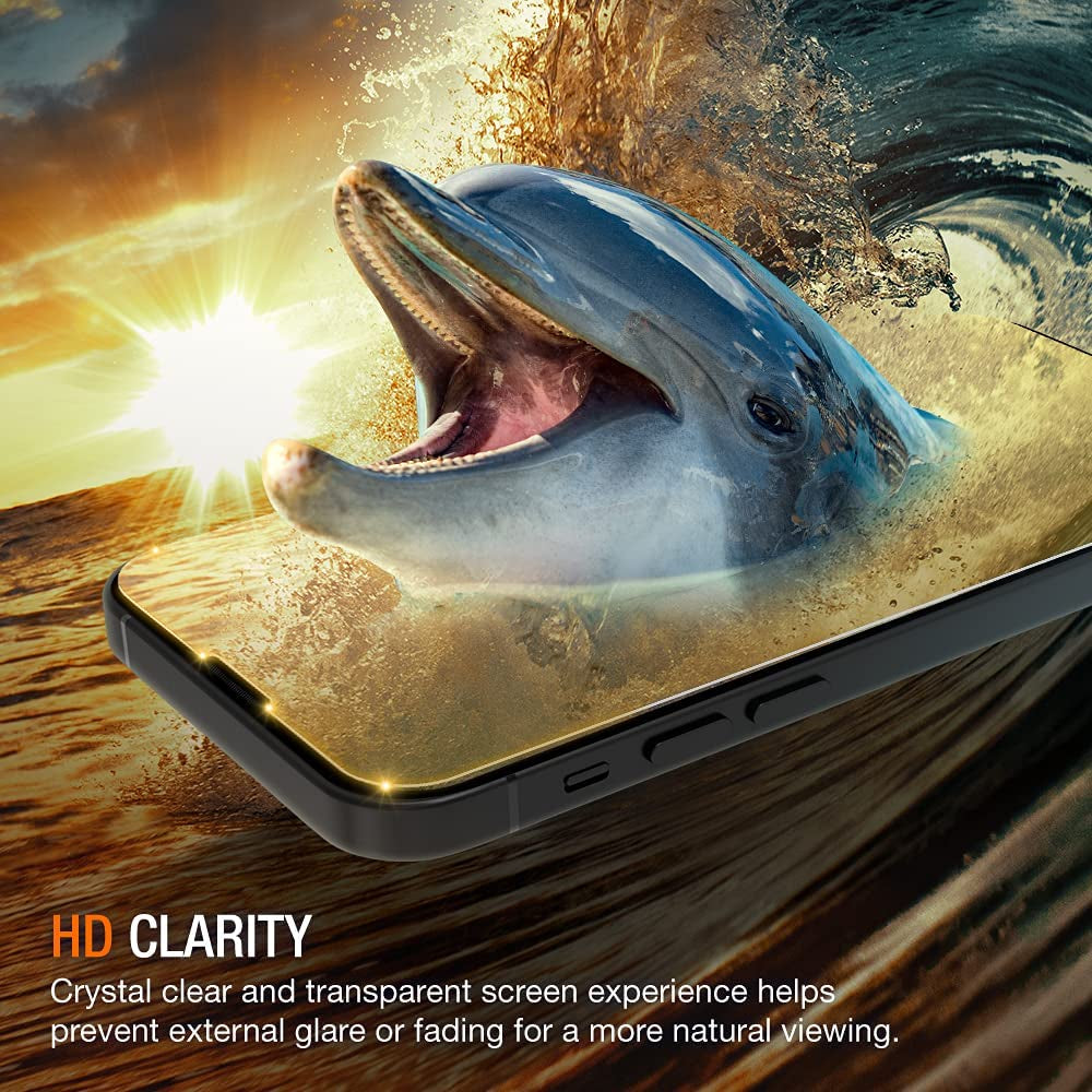 Trianium Tempered Glass Screen Protector Designed for Apple Iphone 13 (2021) /Iphone 13 Pro (2021), 3 Pack [Alignment Case Tool Included]  Trianium   