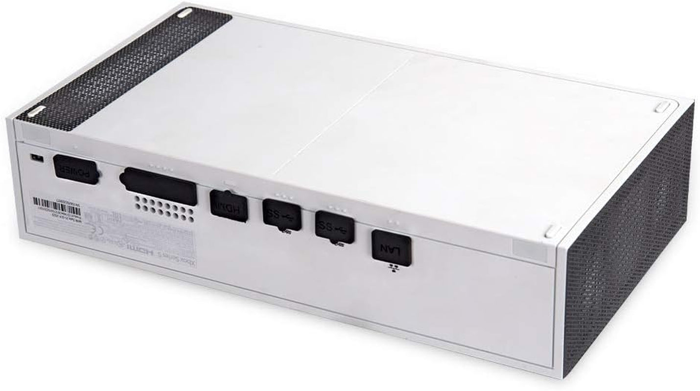 GOTRUTH Series S 7 Silicone Dust Plugs and 4 PVC Meshs Set,Usb HDMI LAN Power Cd-Driver Interface Anti-Dust Cover Dustproof Plug for Xbox Series S Console Accessories-11Pcs (Xbox Series S, Black 2)  wds   