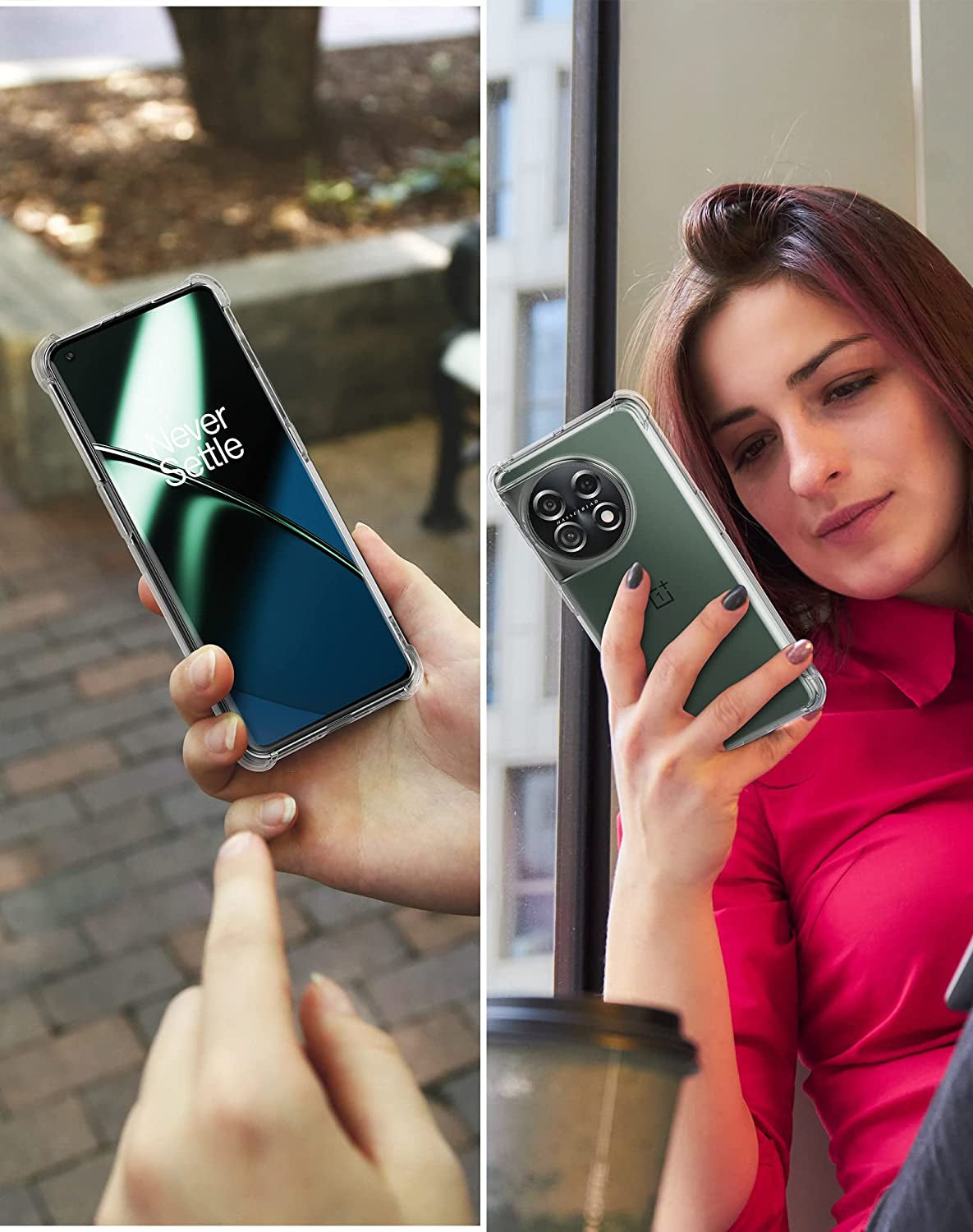 Foluu for Oneplus 11 Case, for Oneplus 11 Phone Case Clear, Scratch Resistant Reinforced Corners TPU Rubber Soft Skin Silicone Protective Case Cover for Oneplus 11 2023 (Crystal Clear)  Foluu   