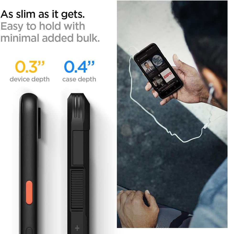 Spigen Tough Armor [Extreme Protection Tech] Designed for Google Pixel 4A Case (2020) [NOT Compatible with Pixel 4A 5G] - Black  Spigen   