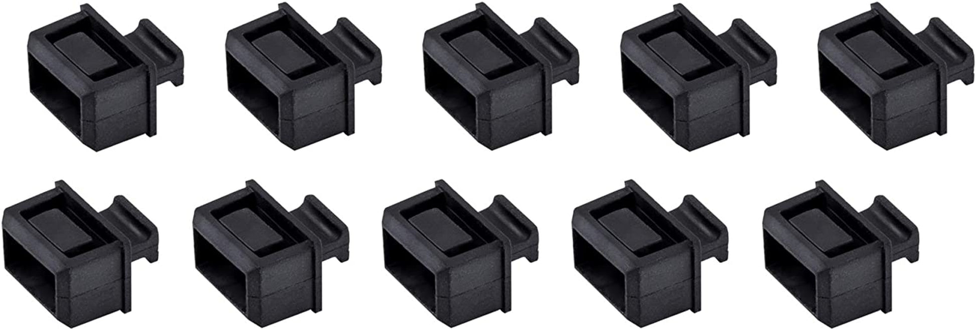 Startech.Com 10 Pack SFP Dust Cover for Open SFP/SFP+ Slot - SFP Plug - Fiber Optic Dust Caps - SFP Port Anti-Dust Cover - Network Switch Port Protector - Durable TPE Material W/Pull Tab (SFPCAP10)  StarTech.com   