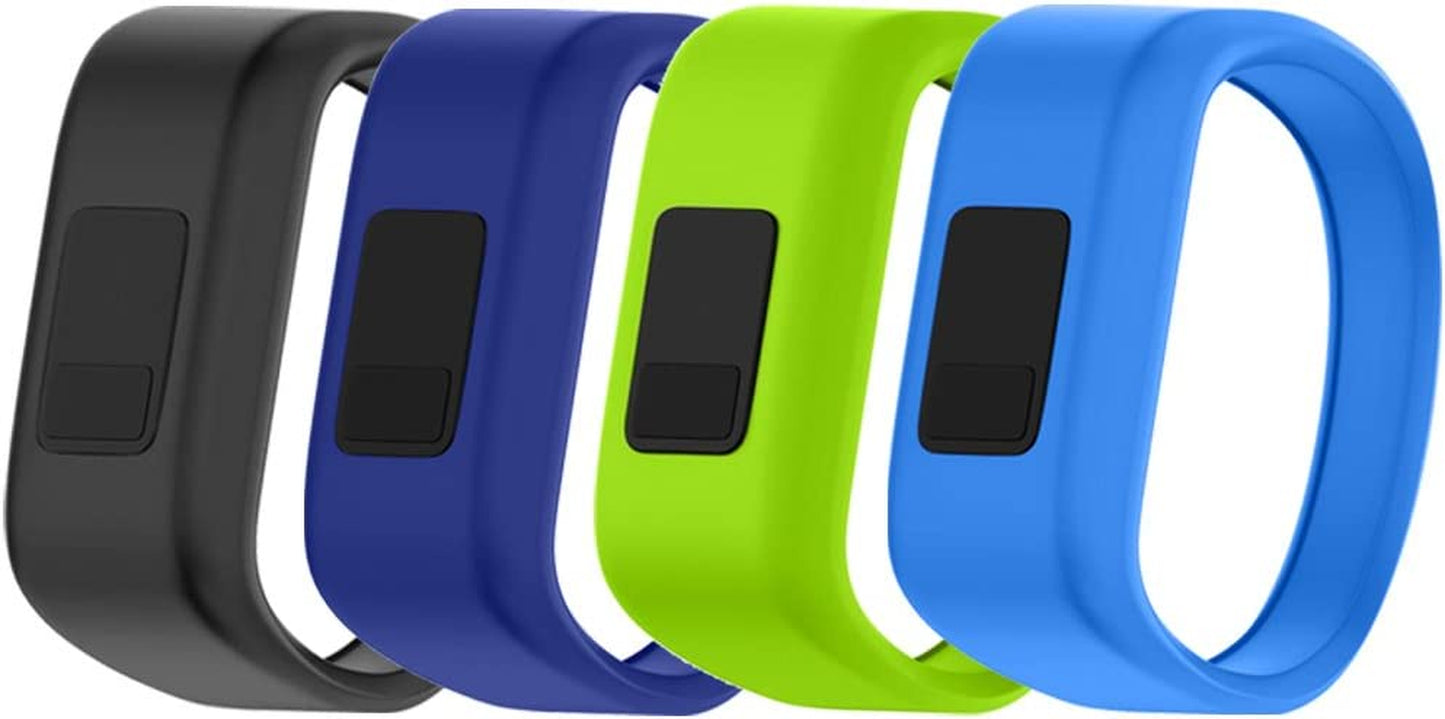 QGHXO Band for Garmin Vivofit Jr/Vivofit Jr. 2, Soft Silicone Replacement Watch Band Strap for Garmin Vivofit Jr/Vivofit Jr. 2 Activity Tracker, Small, Large  QGHXO   