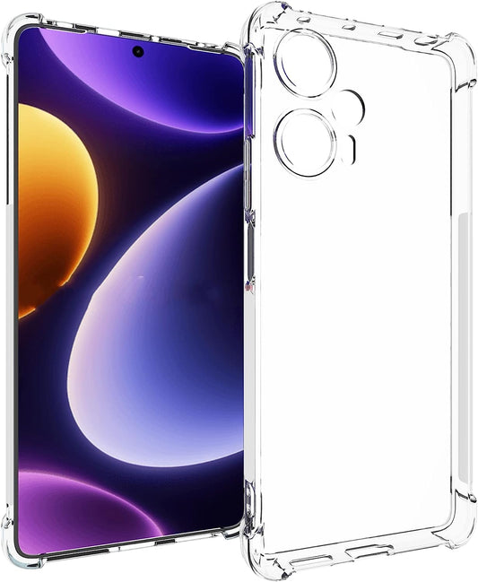 USTIYA Case for Xiaomi Poco F5 Clear TPU Four Corners Protective Cover Transparent Soft  Shenzhen Jinyi Technology Co., Ltd.   