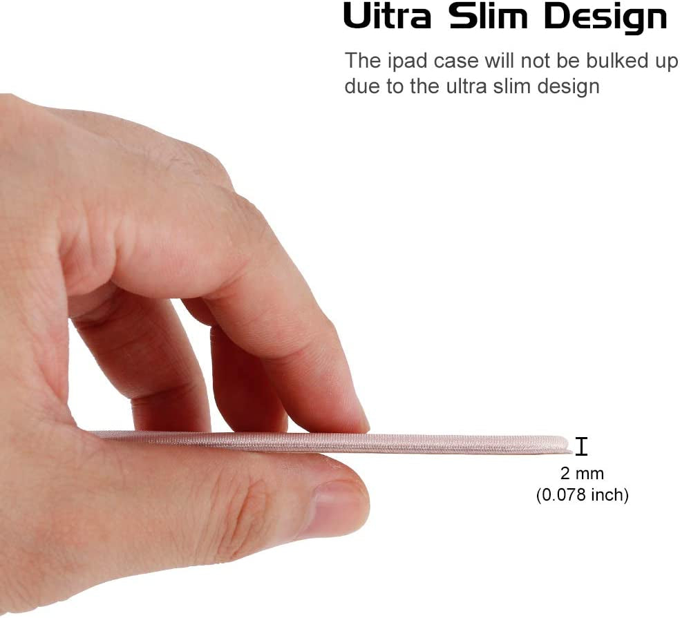 Spessn Compatible for Pencil Holder Sticker, Elastic Lycra Stylus Pocket Ipad Screen Pen Protective Pouch Adhesive Sleeve for Pencil - Rose Gold  Spessn   