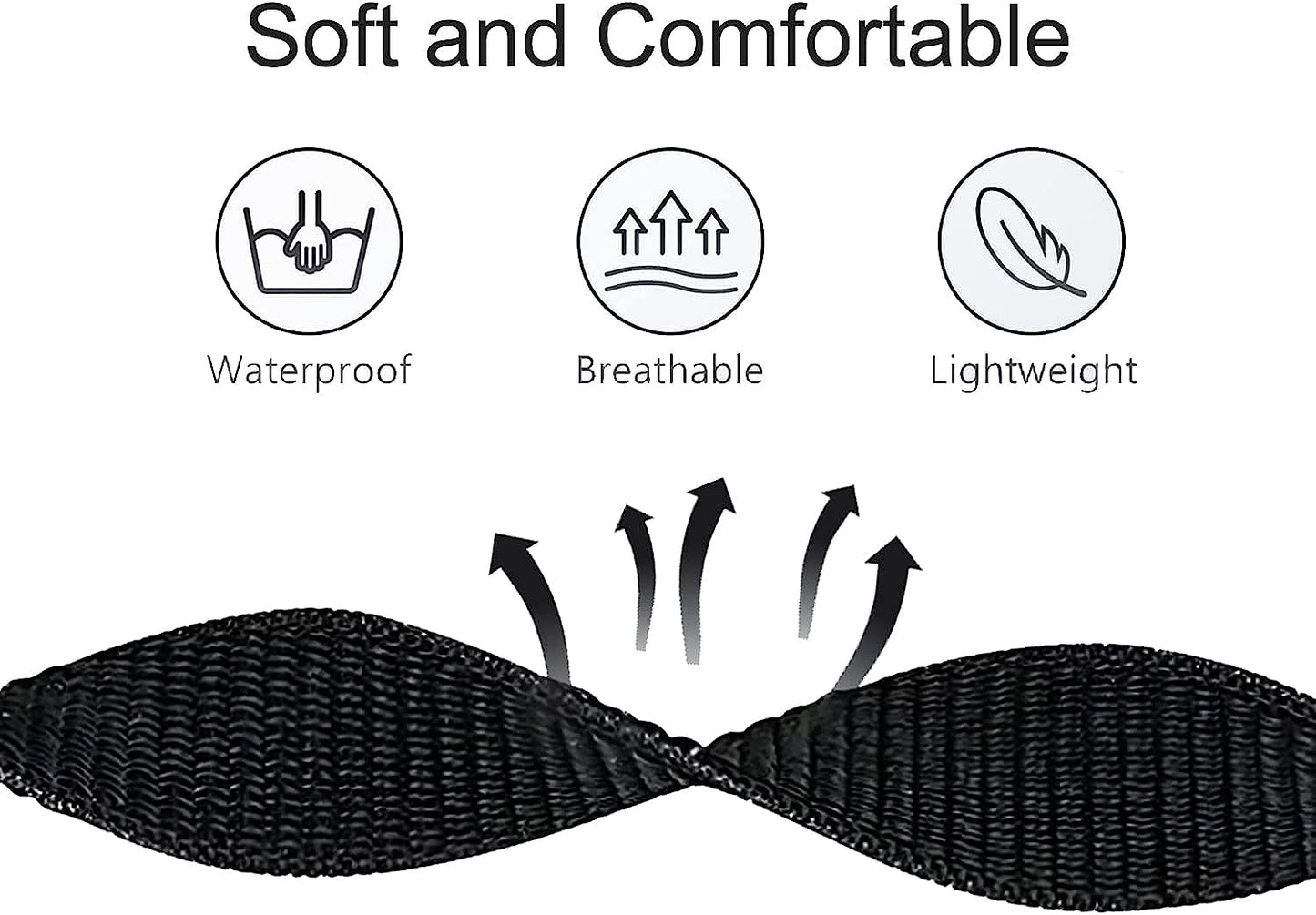 Sunnyson 3 Pack Viscous Loop Quick Dry Watch Bands for Garmin Fenix 7X/6X/5X,26Mm Soft Woven Nylon Replacement Wristband Sport Strap for Garmin Fenix 6X Pro/Sapphire,Fenix 5X Plus,Enduro,Tactix Delta Smartwatch  Sunnyson   