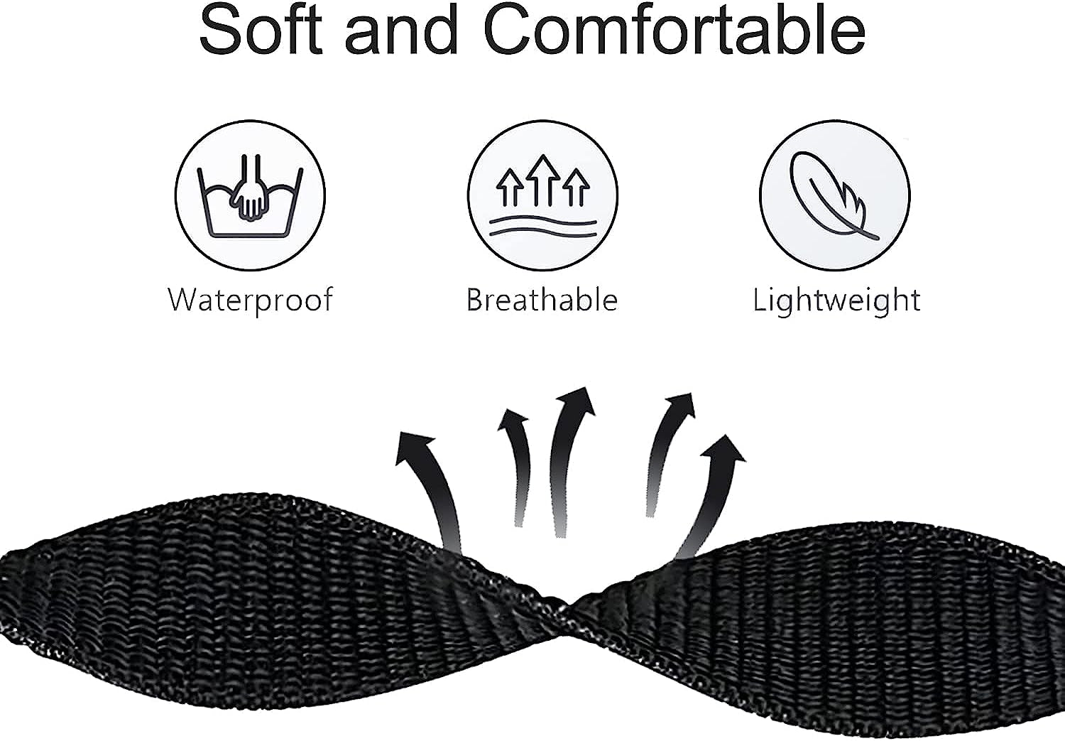 Sunnyson 3 Pack Viscous Loop Quick Dry Watch Bands for Garmin Fenix 7X/6X/5X,26Mm Soft Woven Nylon Replacement Wristband Sport Strap for Garmin Fenix 6X Pro/Sapphire,Fenix 5X Plus,Enduro,Tactix Delta Smartwatch  Sunnyson   