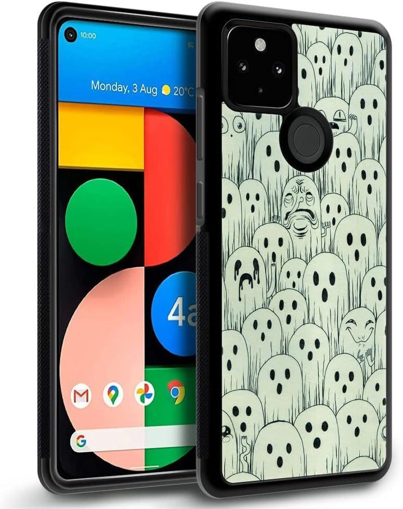 CARLOCA Case Compatible with Google Pixel 5 Case,Gentleman Owl Case for Google Pixel 5 Boys Men,Anti-Scratch Soft TPU Case for Google Pixel 5 Case 6.0-Inch Gentleman Owl  CARLOCA Ghost Party Google Pixel 5 (6.0 In) 
