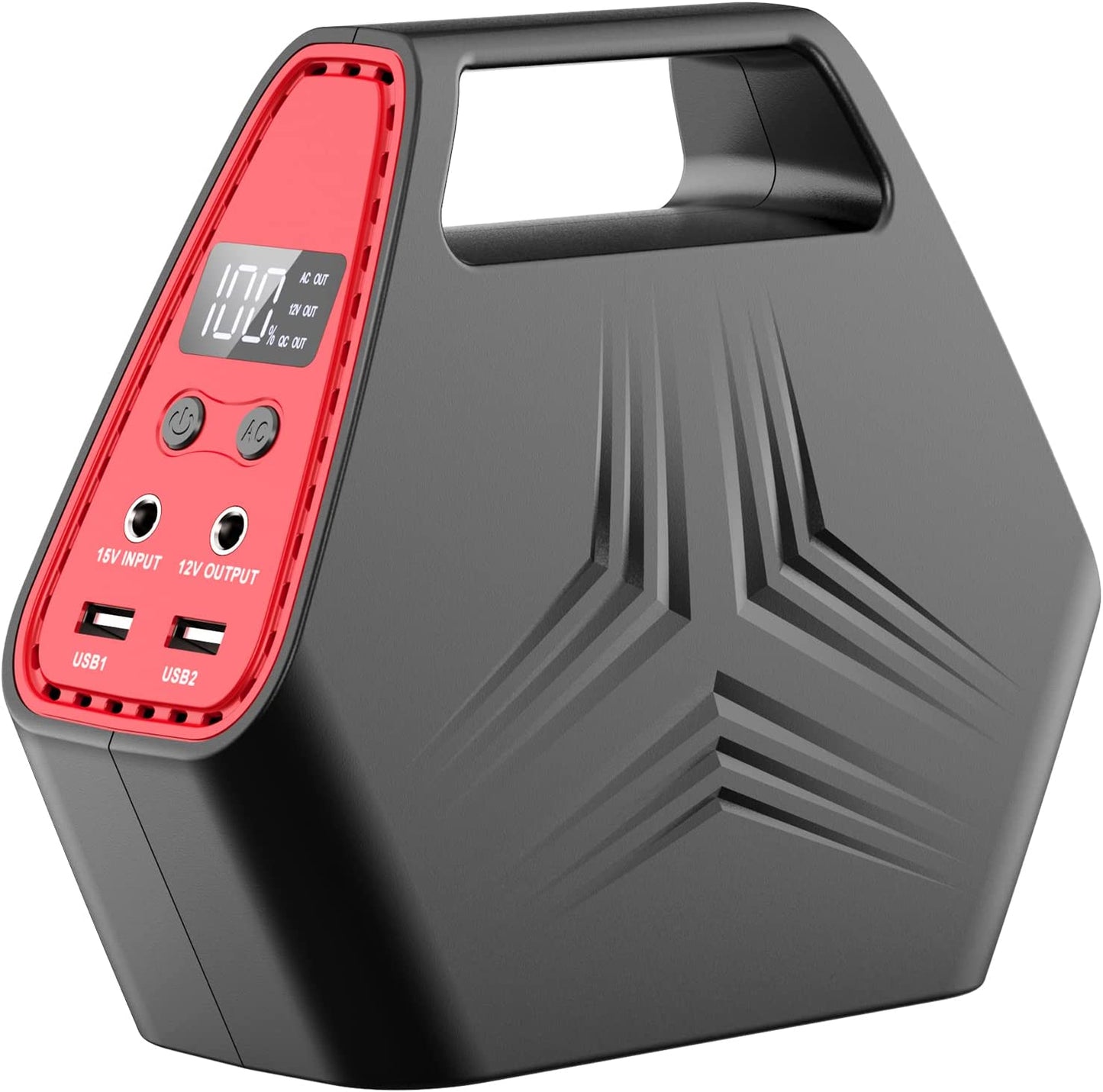 146Wh Portable Power Station, Sinkeu Power Bank with AC Outlet, Portable Laptop Charger with 100W AC Outlet, DC Port, QC 3.0 USB Port, Rechargeable Backup Lithium Battery for Outdoor Camping Home Office  SinKeu   