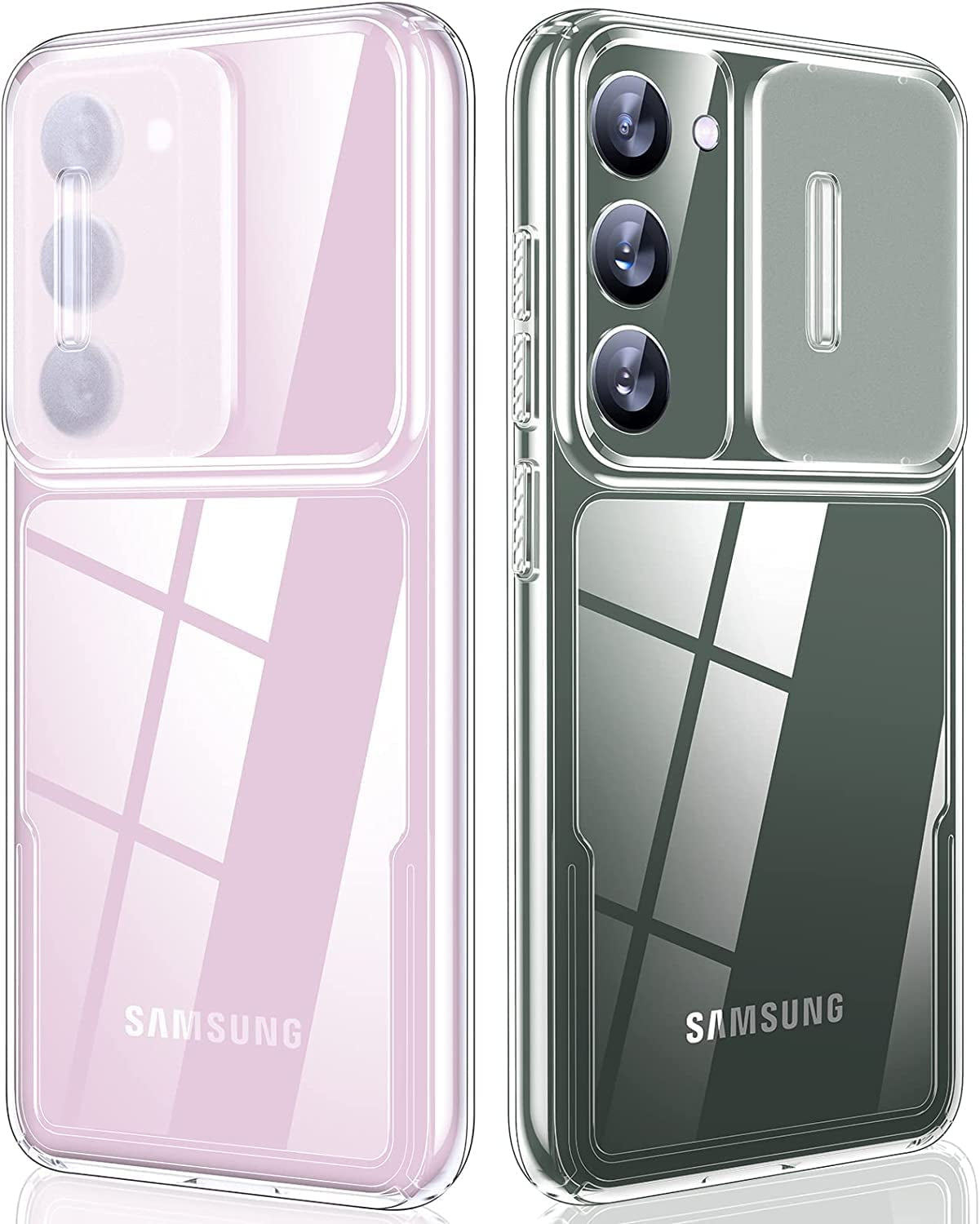 Simtect Designed for Samsung Galaxy S22 Case with Camera Cover [12FT Military Shockproof] [Airbag Protection] Slide Camera Cover Protection for Samsung Galaxy S22 Case 5G 6.1 Inch, Navy Blue  YSKWA Clear Samsung Galaxy S23 