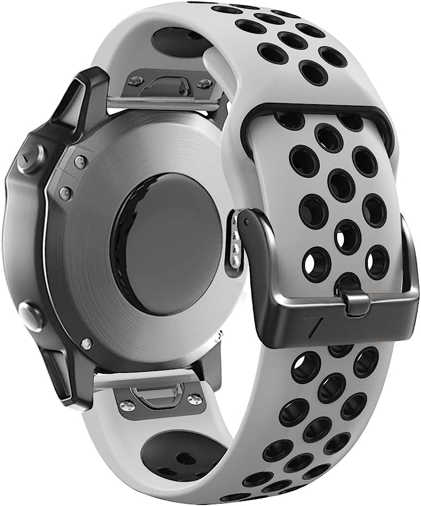 KAPPDE Band for Garmin Fenix 6 6X Pro 5 5X plus 3 HR 945 Mk2I Mk1 S60 Wristband 22 26Mm Silicone Quick Release Strap Watchband Bracelet  KAPPDE A 22mm Fenix 5 5Plus 