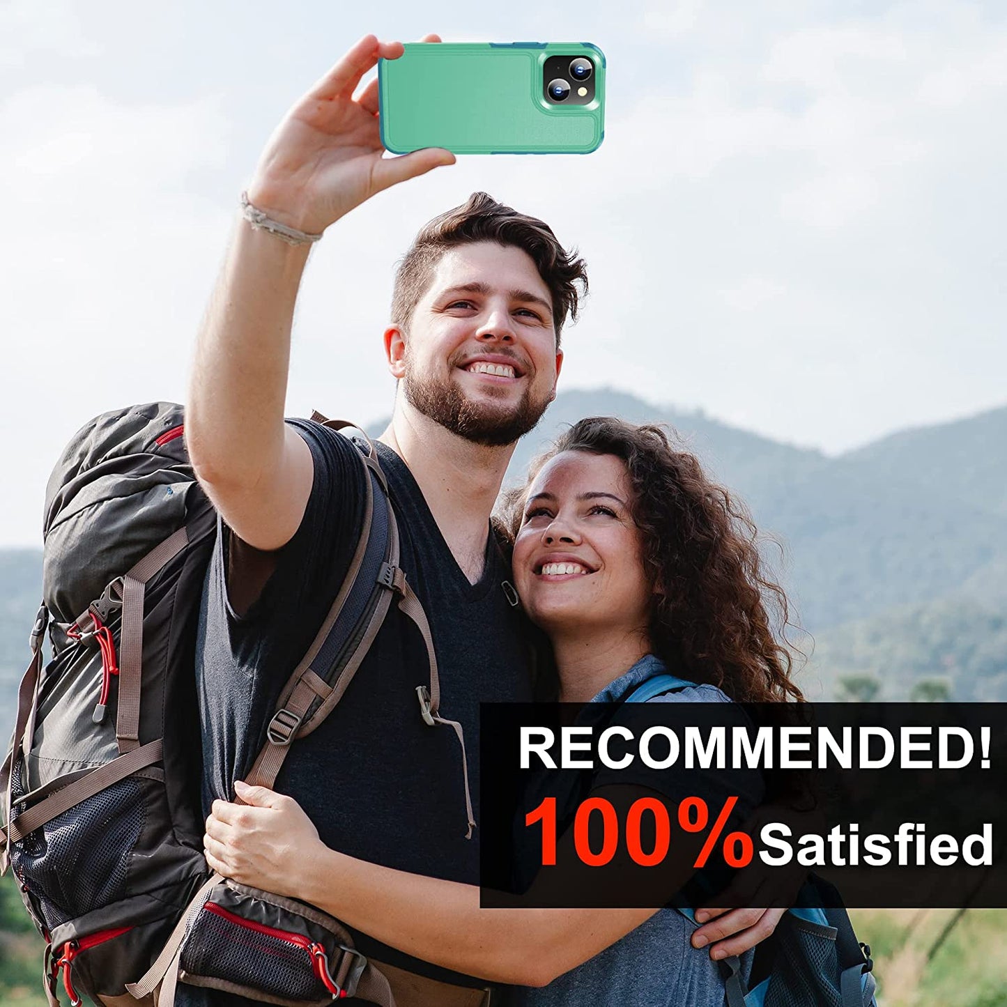 Xiwxi Magnetic for Iphone 14 Case [Compatible with Magsafe][Military Grade Drop Protection] [Glass Screen Protector+Camera Lens Protector] Non-Slip Full-Body Shockproof Phone Case,Green  xiwxi   