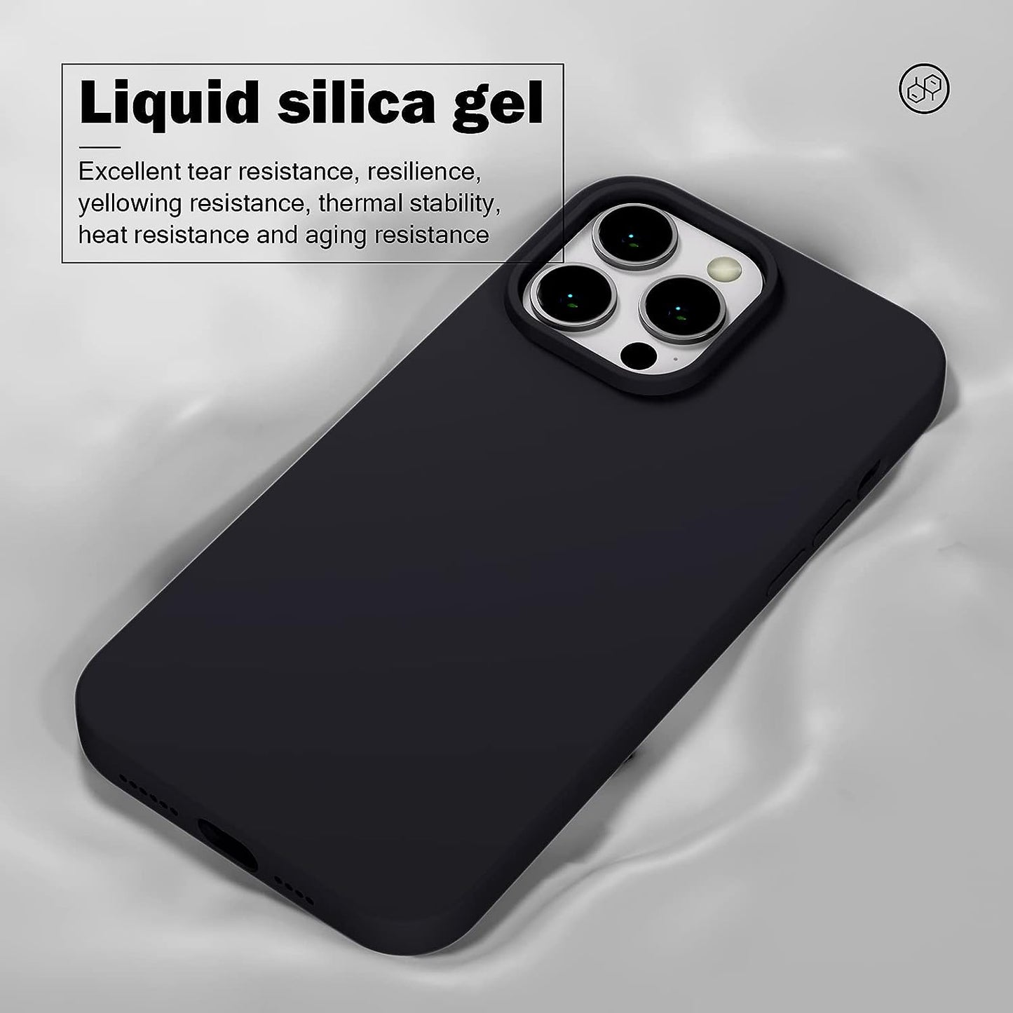 AKABEILA Case for Xiaomi 13 Case 6.36 Inch Liquid Silicone Slim Silky Soft Touch TPU Shockproof Case Cover with Anti-Scratch Microfiber Lining  AKABEILA   