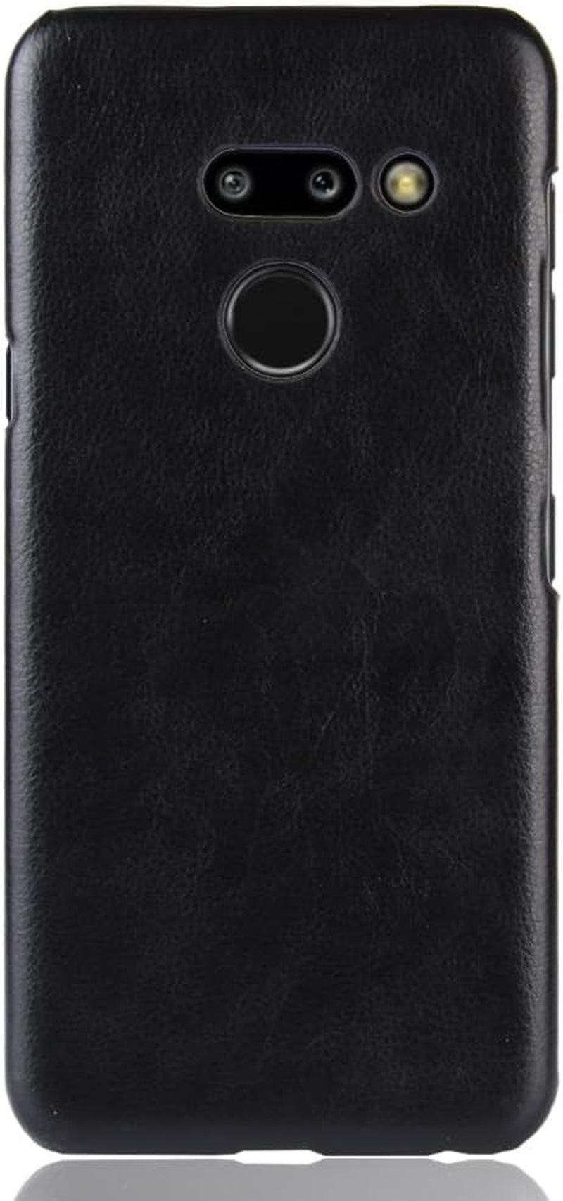 Phone Case for LG G8 Thinq Case, [PU Leather]+[Hard Plastic] for LG G8 Thinq Protector Case, Non-Slip Shockproof for LG G8 Thinq Phone Cover Red  Generic Black Lg G8 Thinq 