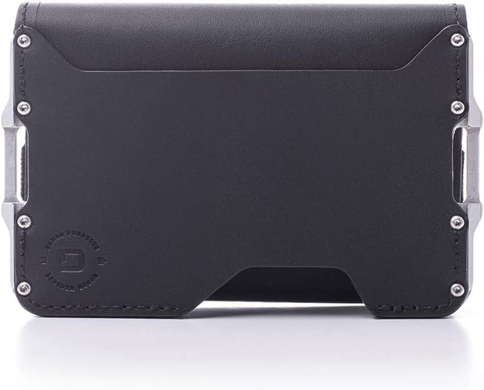 Dango D03 Dapper Bifold EDC Wallet - Made in USA - Genuine Leather, Slim, Minimalist, Metal, RFID Blocking  Dango Products   