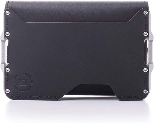Dango D03 Dapper Bifold EDC Wallet - Made in USA - Genuine Leather, Slim, Minimalist, Metal, RFID Blocking  Dango Products   
