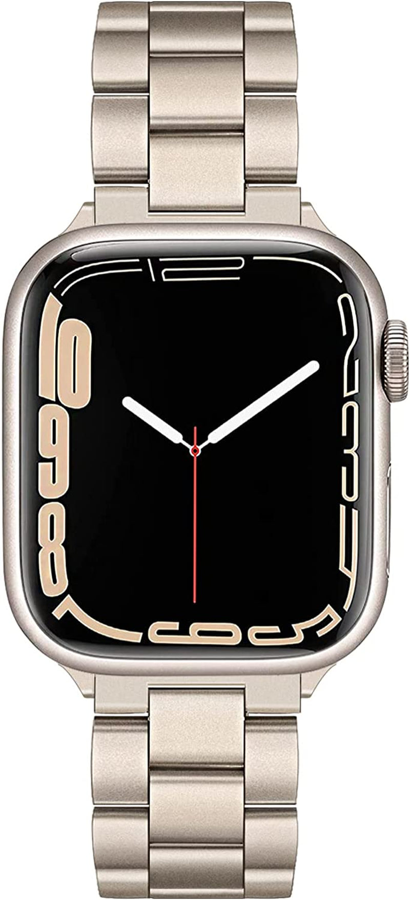 Trumirr Band for Apple Watch Series 8 7 41Mm Silver, Solid Stainless Steel Watchband Replacement Strap for Iwatch SE Series 8 7 6 5 4 3 2 1 41Mm 40Mm 38Mm  TRUMiRR Starlight 42/44/45/49mm 