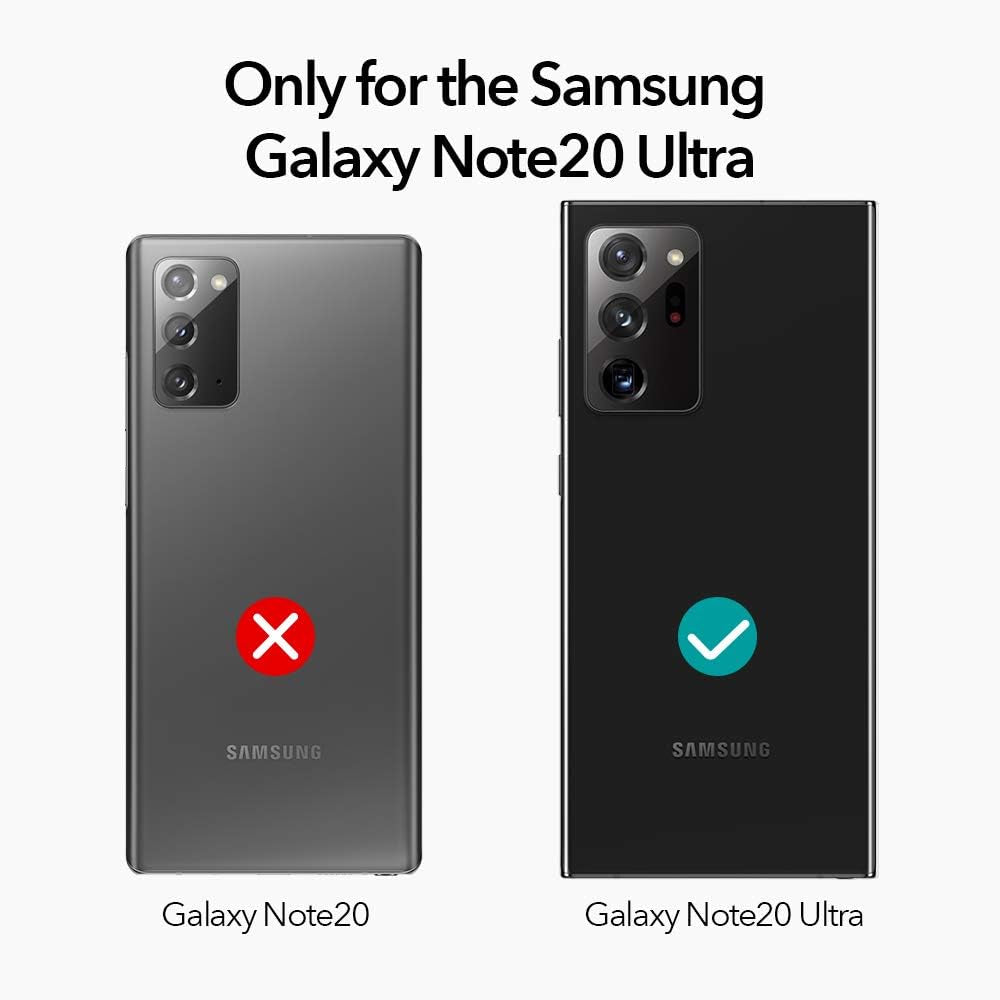 ESR Metal Kickstand Case Compatible with Samsung Galaxy Note 20 Ultra (6.9-Inch) [Vertical and Horizontal Stand] [Reinforced Drop Protection] – Translucent Black  Electronic Silk Road Corp   