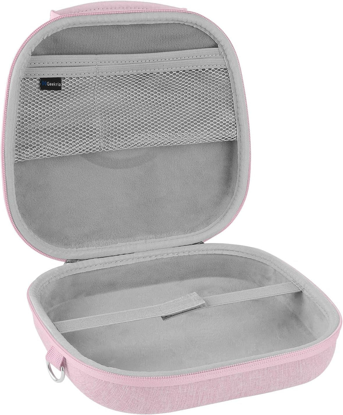 Geekria NOVA Shield Headphones Case, Compatible with Airpod Max Headphones Case, Replacement Hard Shell Travel Carrying Bag with Room for Smart Case and Accessories Storage (Pink)  Geekria   