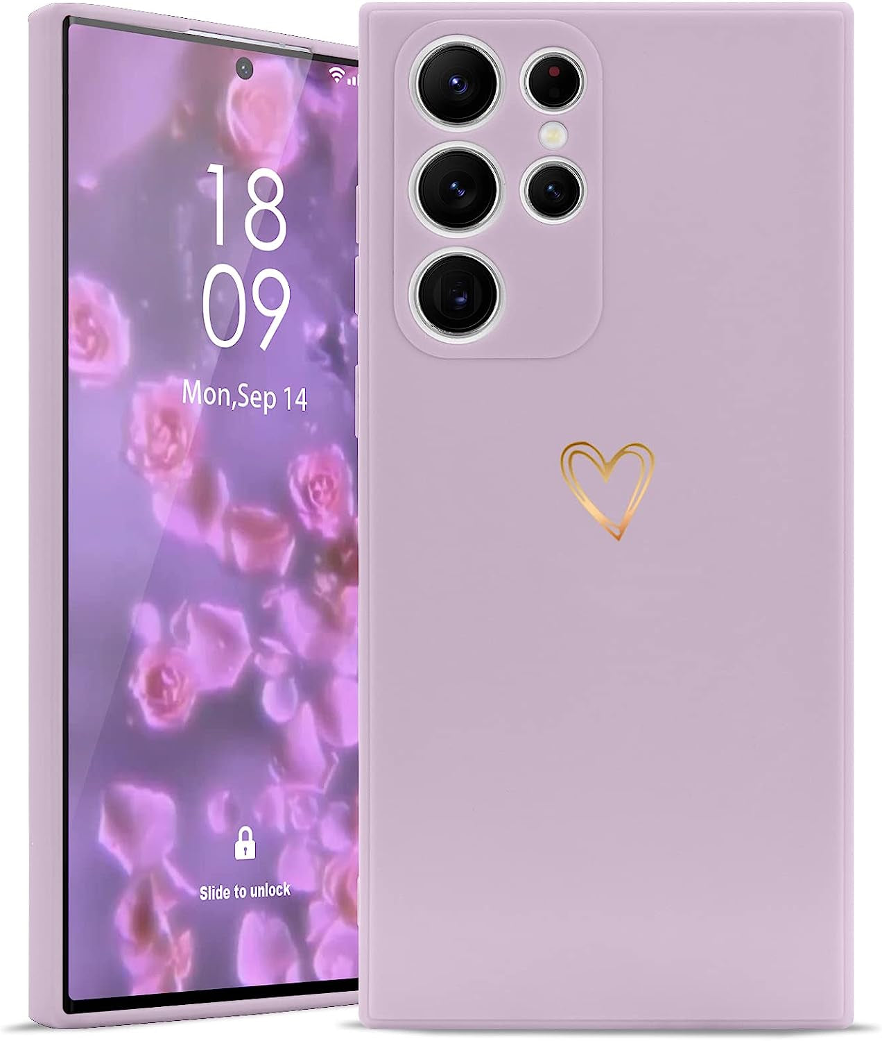 Wirvyuer for Samsung Galaxy S22 Case Cute Slim Shockproof Phone Case with Wireless Charging Support and Protection, Lime Green  Wirvyuer Purple Samsung Galaxy S22 Ultra 