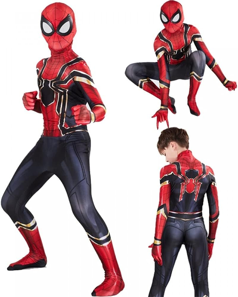 ZERBAY Superhero Halloween Costume Superhero Costume Suits Cosplay Bodysuit Costumes for Kids  ZERBAY   