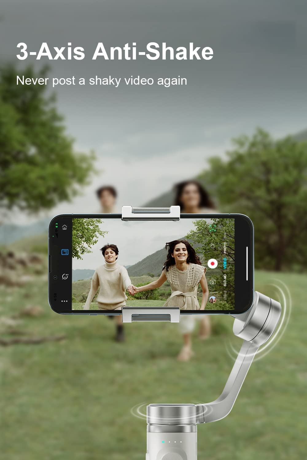 3-Axis Gimbal for Iphone 14 13 12 Pro Max XS X XR Samsung S21 S20 S10 Android, Foldable Handheld Phone Gimbal with Face/Object Tracking, Phone Stabilizer for Video Recording Vlog - FUNSNAP Capture Π  FUNSNAP   