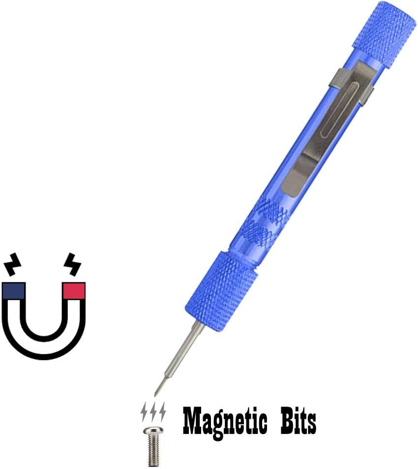 Tiny Screwdriver Set,12 in 1 Precision Magnetic Double Sided Bits Organizer for Mini Small Electronics Toys Battery/Iphones/Eyeglass/Iwatch/Keyboard/Webcam/Dash Cam/Camera/Laptop/Ring Doorbell  oPesea   