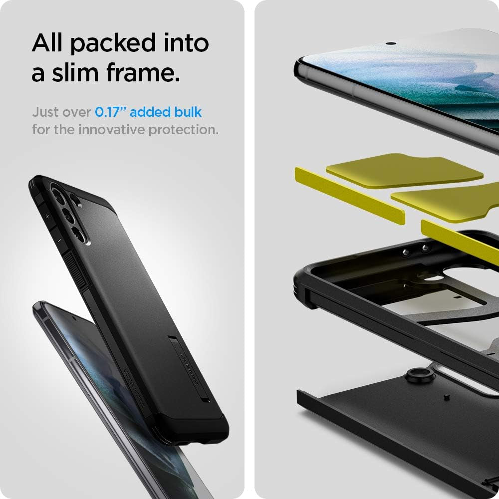 Spigen Tough Armor [Extreme Protection Tech] Designed for Galaxy S21 plus Case (2021) - Black  Spigen   