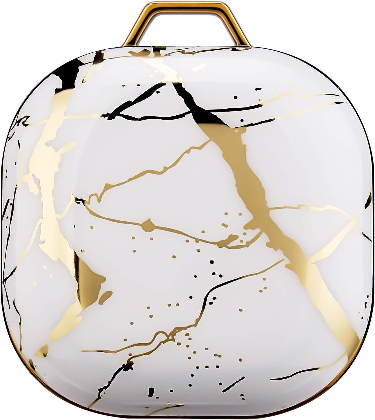 LJFLYXRI for Galaxy Buds 2 Pro Clear Hard PC Case Cover,Tpu Protective Case for Women Girls with Keychain Full Body Protective Cover for Samsung Galaxy Buds 2/Pro/2 Pro/Live Charging Box (Purple)  LJFLYXRI White  