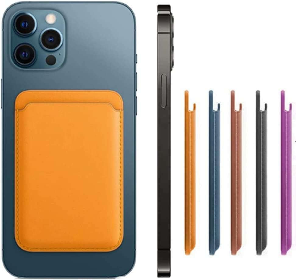 Strong Magnetic Card Holder Leather Wallet with Magsafe for Apple Iphone 14 Pro Max/14 Plus/14 Pro/14/13 Pro Max/13 Pro/13/13 Mini/12 Max/12/12 Pro/12 Mini, (Black)  Tahamus   