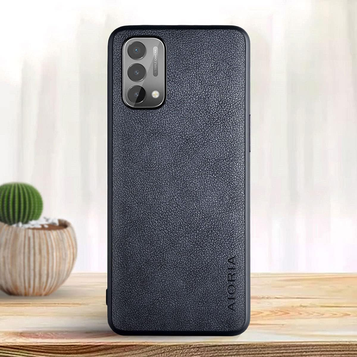 Aioria for Oneplus Nord N200 5G Case, 6.49 Inch Premium PU Leather Phone Cover Retro Design Full Protective Case for Oneplus Nord N200 5G (Gray)  Aioria   