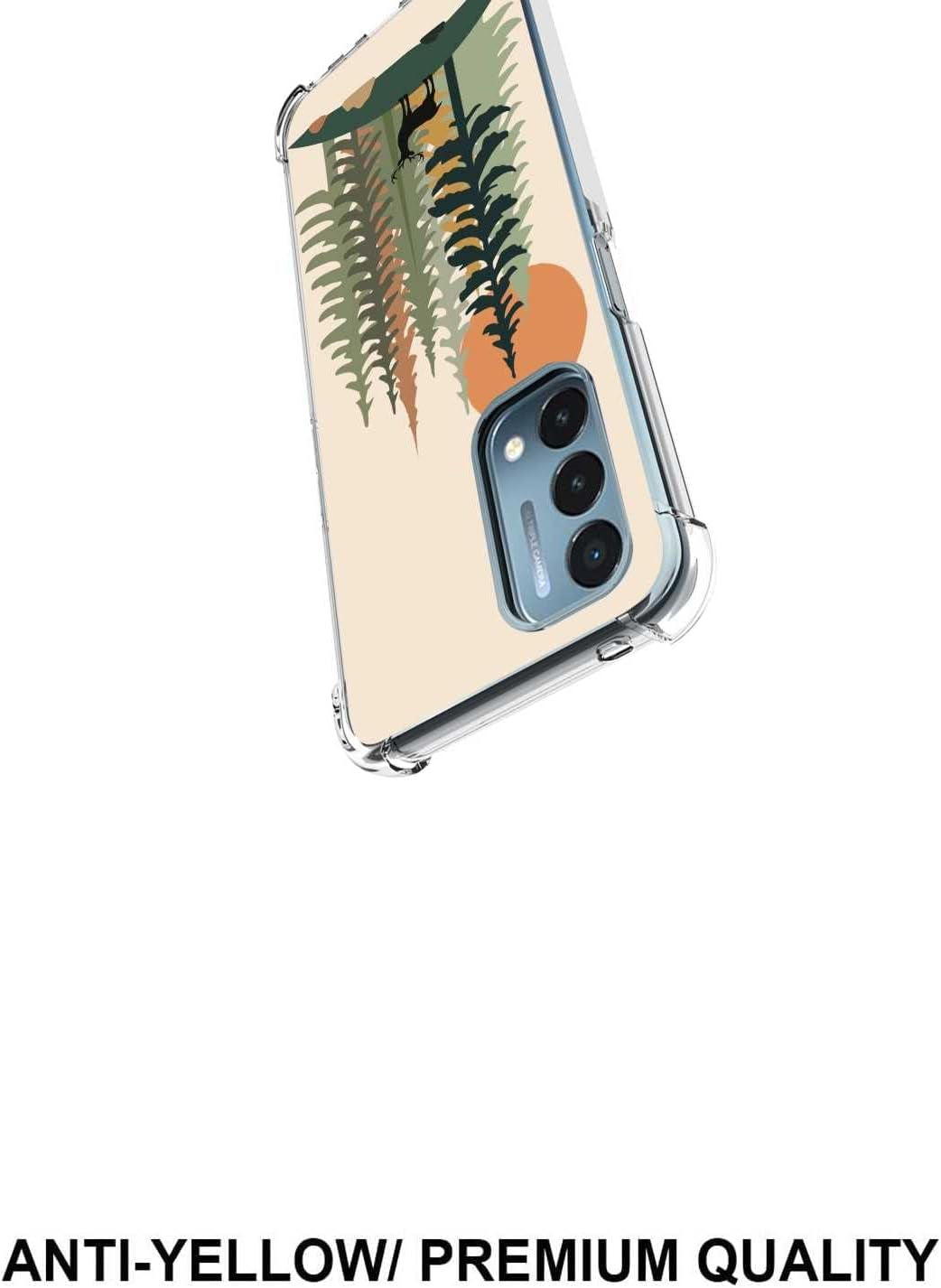 TOSIER Compatible with Oneplus Nord N200 5G/Oppo A93 5G Landscape Case,Aesthetic Mountain Landscape Forest Trees Deer Pattern for Oneplus Case Boys Girls,Soft TPU Case for Oneplus  TOSIER   