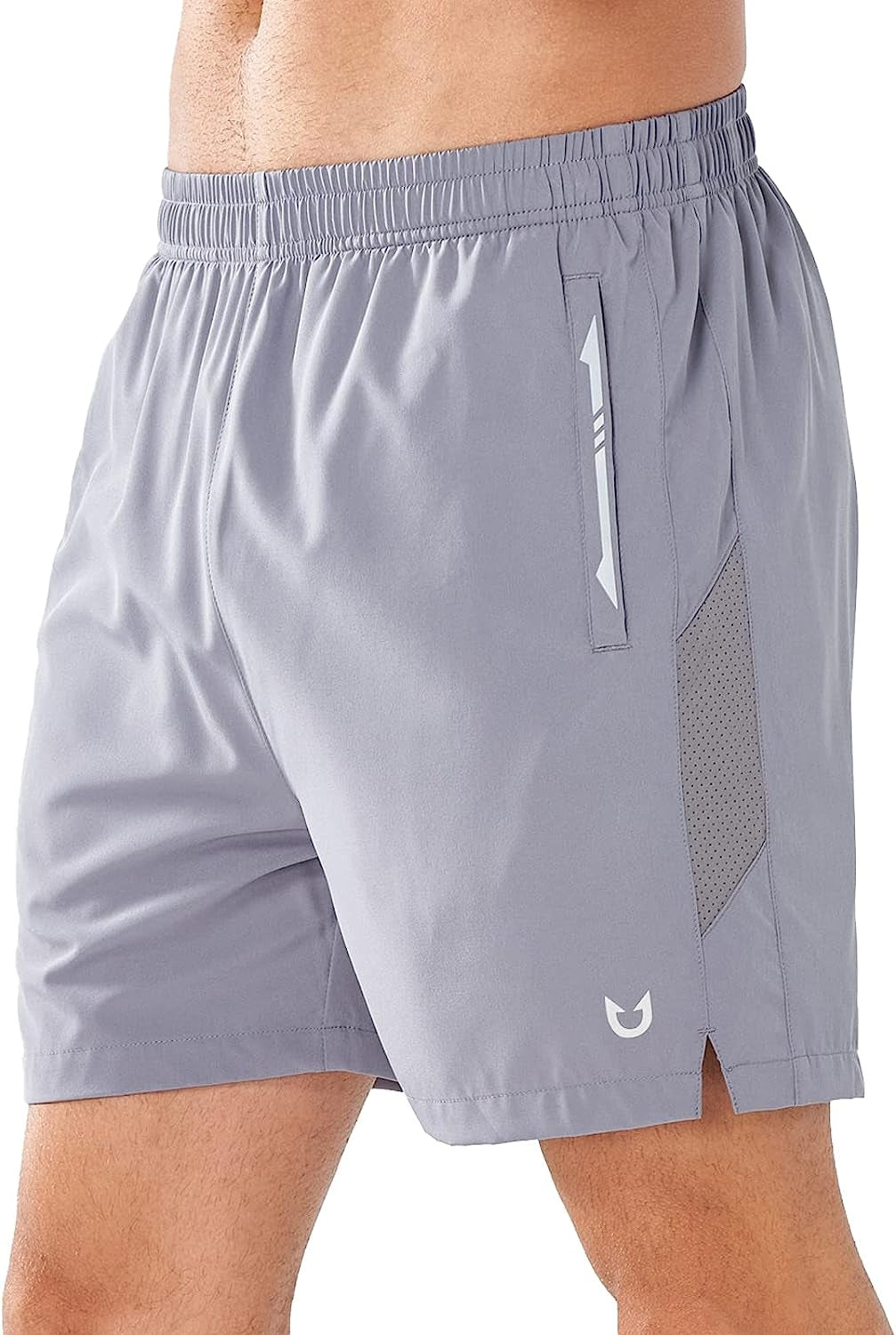 NORTHYARD Men'S Running Athletic Shorts 5 Inch Workout Gym Tennis Quick Dry Short for Active Training with Zipper Pockets  NORTHYARD Stone 5 inch X-Large