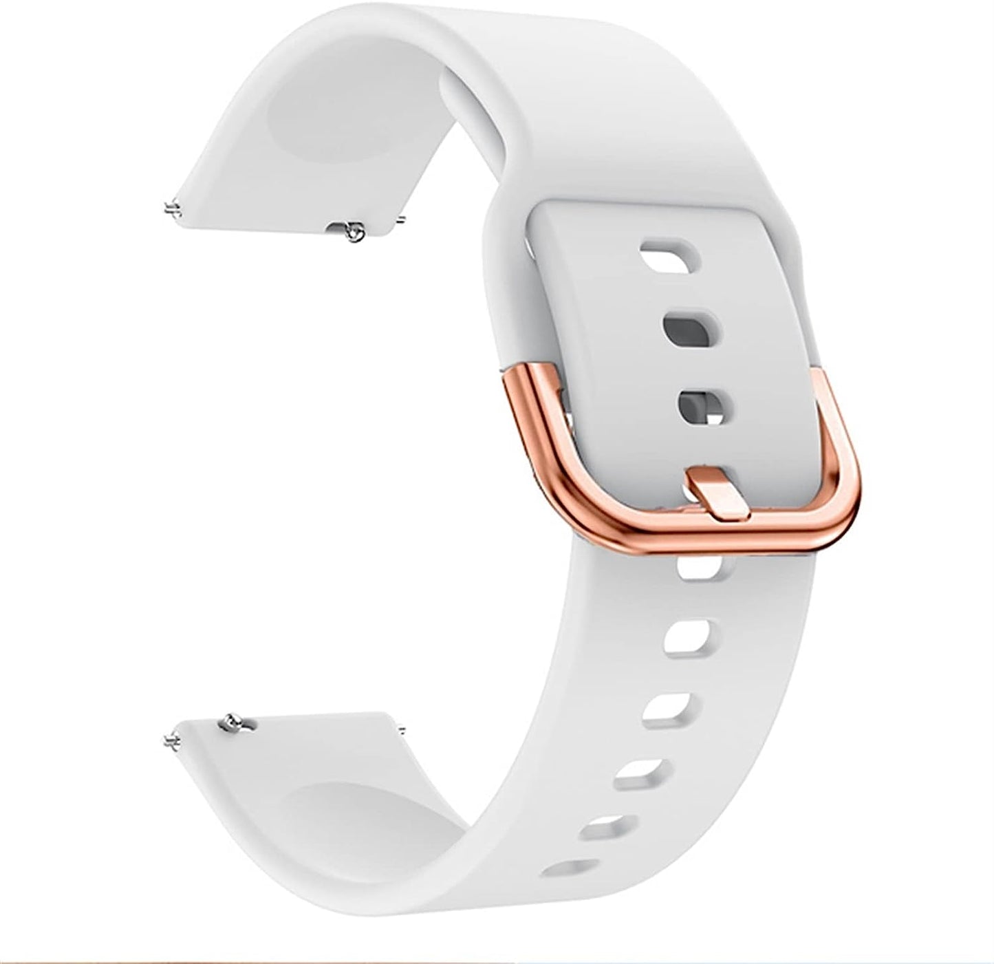 NFRFK Smart Watch Bands for Garmin Venu/Venu2 plus Vivomove HR Silicone Bracelet Straps Vivoactive 3/Forerunner245M 645 Wristband 20Mm  NFRFK White For Vivomove HR 