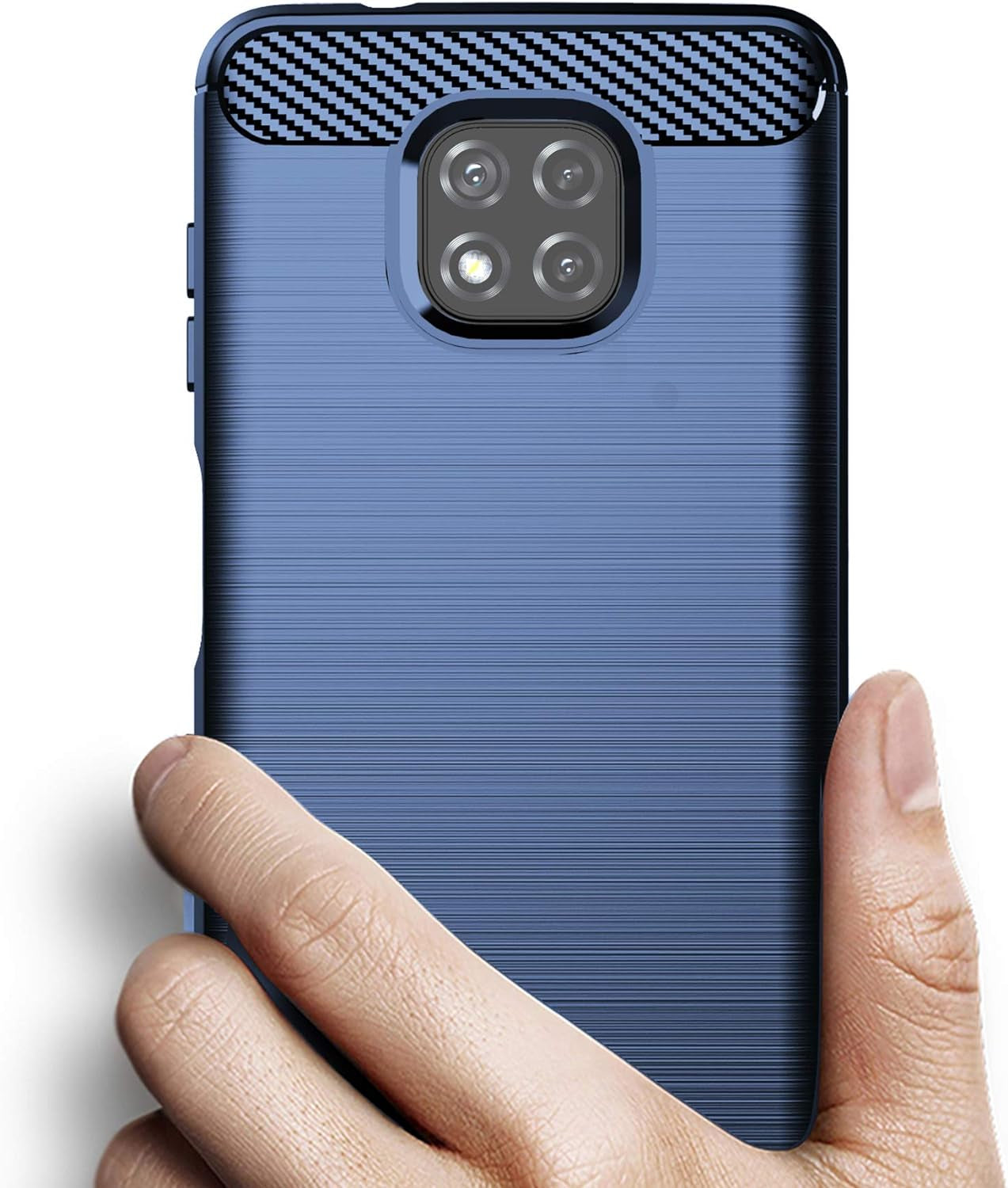 Osophter for Moto G Power 2021 Case Shock-Absorption Flexible TPU Rubber Protective Cell Phone Cover for Motorola Moto G Power 2021(Navy Blue)  Osophter   