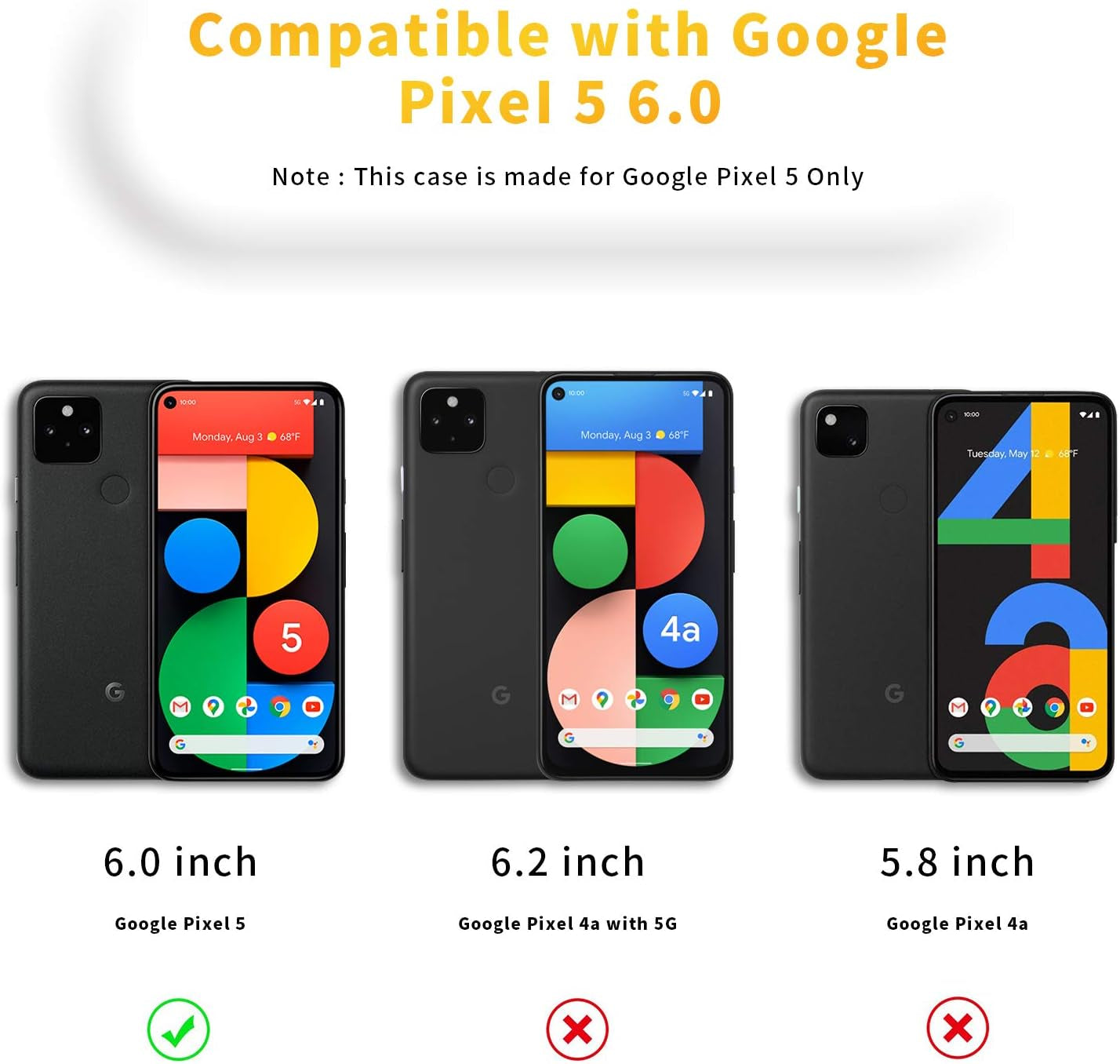 TPU Case Compatible with Google Pixel 5 - Soft Crystal Clear Butterfly Flower Design Back TPU Phone Cover Case - Butterfly Flower D05  YESPURE   